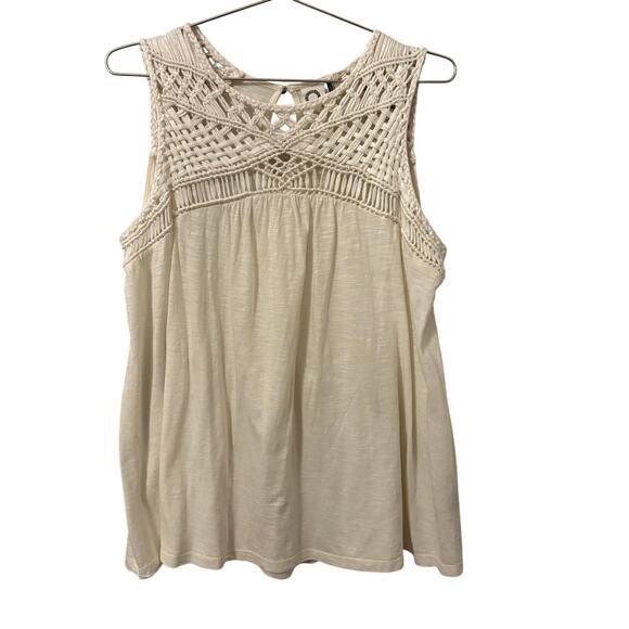 Anthropologie Tops - Anthropologie Akemi & Kin A Line Lattice Top Tank XS